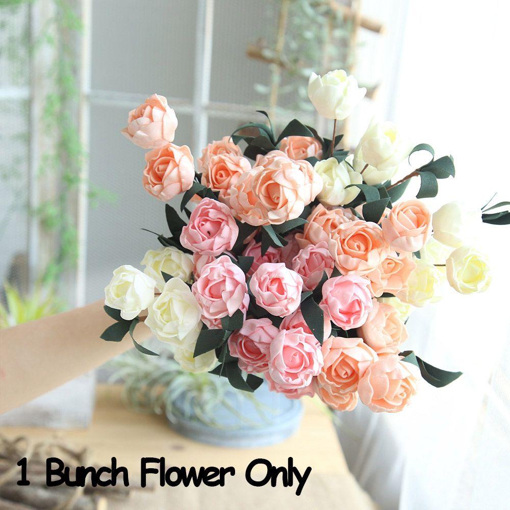 6 Heads Bride Bouquet Floral Arrangement PE Flower Artificial Rose Hand-Holding Simulation Plant рожевий червоний колір
6 Heads Bride Bouquet Floral Arrangement PE Flower Artificial Rose Hand-Holding Simulation Plant рожевий червоний колір