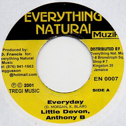 7inch Record ANTHONY B, LITTLE DEVON - Everyday EN0007 Everything Natu 2001 Jamaica Reggae, Ska & Dub Used
7inch Record ANTHONY B, LITTLE DEVON - Everyday EN0007 Everything Natu 2001 Jamaica Reggae, Ska & Dub Used