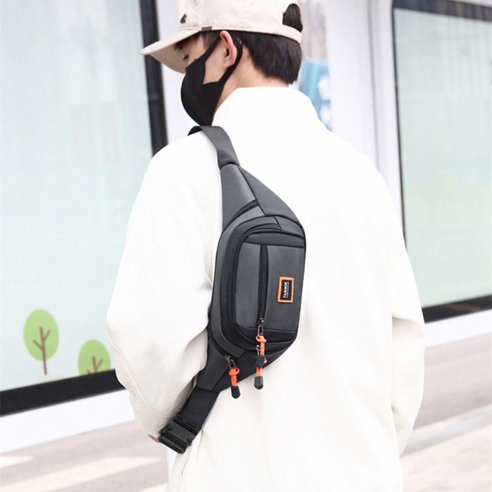 Multifunctional Men Chest Bag Oxford Cloth Crossbody Bag Fashion Sports Chest Bag Unisex
Multifunctional Men Chest Bag Oxford Cloth Crossbody Bag Fashion Sports Chest Bag Unisex