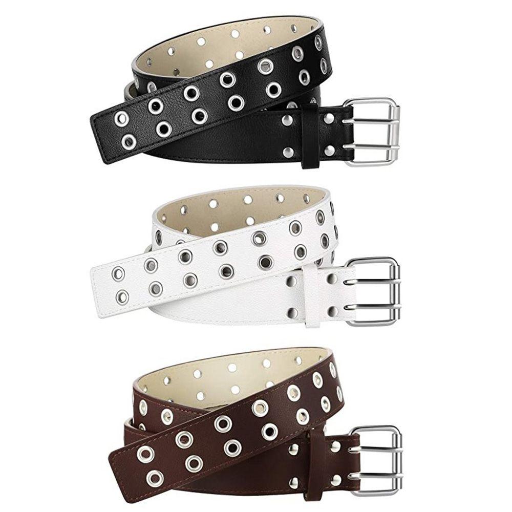 PU Leather Apparel Accessories Jeans Girdles Punk Waist Belt Goth Waistband Adjustable Belts black-110CM
PU Leather Apparel Accessories Jeans Girdles Punk Waist Belt Goth Waistband Adjustable Belts black-110CM