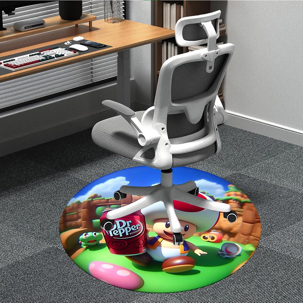 1pc Mario Toad Office Round Area Rug, Under Office Chairs Bedroom Living Room Home Decor, Room Deco, Available in Various Sizes195 80cm by 80cm
1pc Mario Toad Office Round Area Rug, Under Office Chairs Bedroom Living Room Home Decor, Room Deco, Available in Various Sizes195 80cm by 80cm