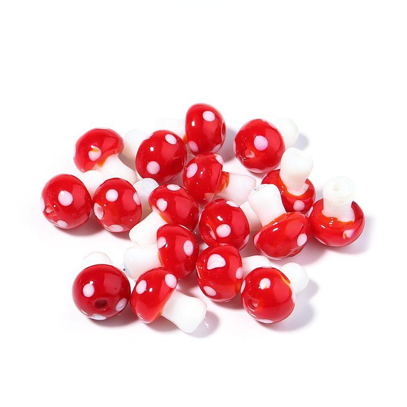 10pcs/lot Colourful Lampwork Beads Cute Mushroom Shape Loose Glass Beads For Jewelry Making DIY Craft Necklace Bracelet Findings 14x10mm Hole 1.5mm червоний
10pcs/lot Colourful Lampwork Beads Cute Mushroom Shape Loose Glass Beads For Jewelry Making DIY Craft Necklace Bracelet Findings 14x10mm Hole 1.5mm червоний