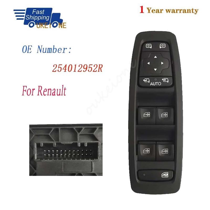 25401-2952R For Renault Kadjar Megane 2015- Front Driver Side Electric Power Lifter Window Switch Button Car Accessories
25401-2952R For Renault Kadjar Megane 2015- Front Driver Side Electric Power Lifter Window Switch Button Car Accessories