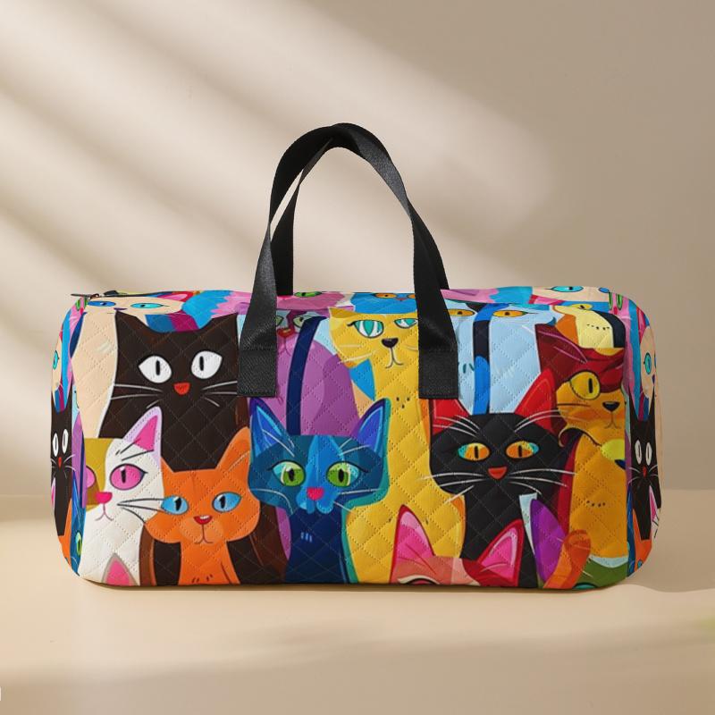 Large Capacity Travel Bag With Cute Cats Spacious Overnight Yoga Gym Weekend Trip Handbag Durable Polyester Suitcase Tote Bags For Women Men Luggage
Large Capacity Travel Bag With Cute Cats Spacious Overnight Yoga Gym Weekend Trip Handbag Durable Polyester Suitcase Tote Bags For Women Men Luggage