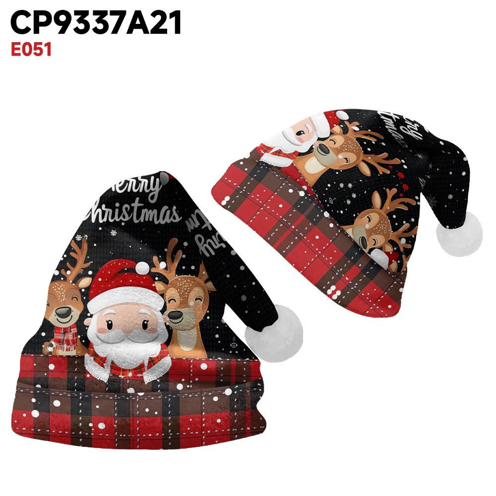 2024 Double-Sided Plus Velvet Plush Christmas Hat for Adults & Kids with Holiday Prints Medium (40x30 cm)
2024 Double-Sided Plus Velvet Plush Christmas Hat for Adults & Kids with Holiday Prints Medium (40x30 cm)