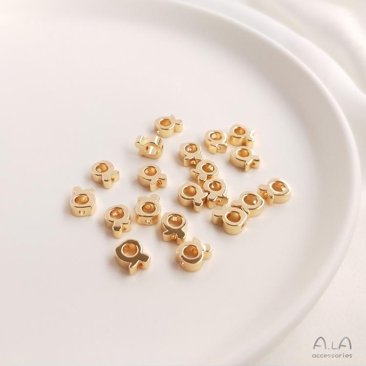 14K Gold-Filled Fish-Shaped Spacer Beads: Real Gold Color-Preserving Charms for DIY Jewelry
14K Gold-Filled Fish-Shaped Spacer Beads: Real Gold Color-Preserving Charms for DIY Jewelry
