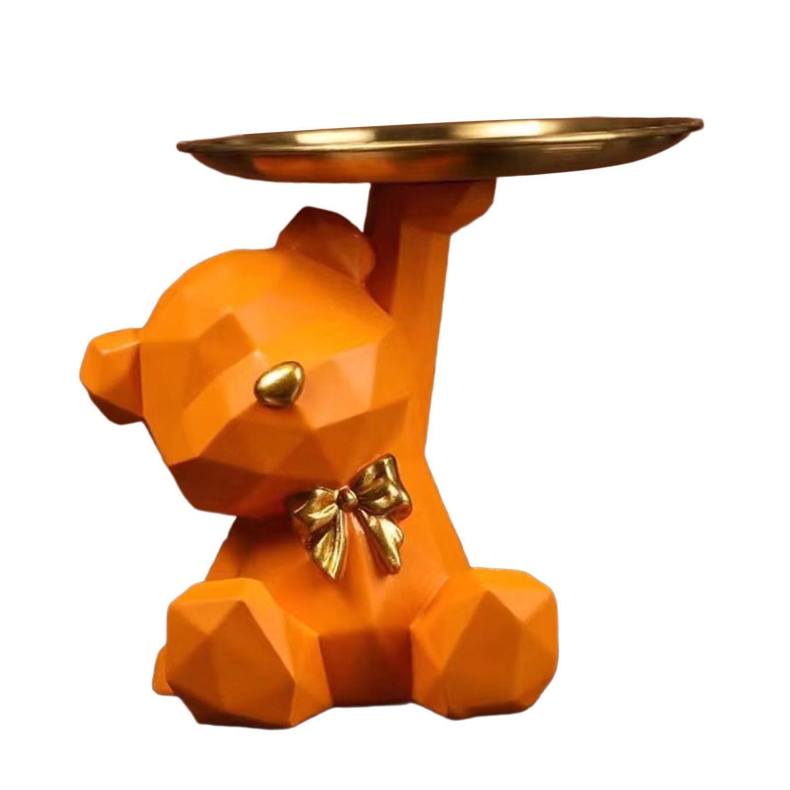 Bear Shaped Storage Tray, Cute Bear Face with Paw Print Design, Oval Jewelry Key Organizer Holder, Multi Purpose Tabletop Decor оранжевый
Bear Shaped Storage Tray, Cute Bear Face with Paw Print Design, Oval Jewelry Key Organizer Holder, Multi Purpose Tabletop Decor оранжевый