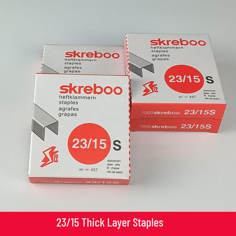 Heavy Duty Staples Assortment: 23/15 Thick Layer, Large Size, Medium Size – 1000 Pieces Iron
Heavy Duty Staples Assortment: 23/15 Thick Layer, Large Size, Medium Size – 1000 Pieces Iron