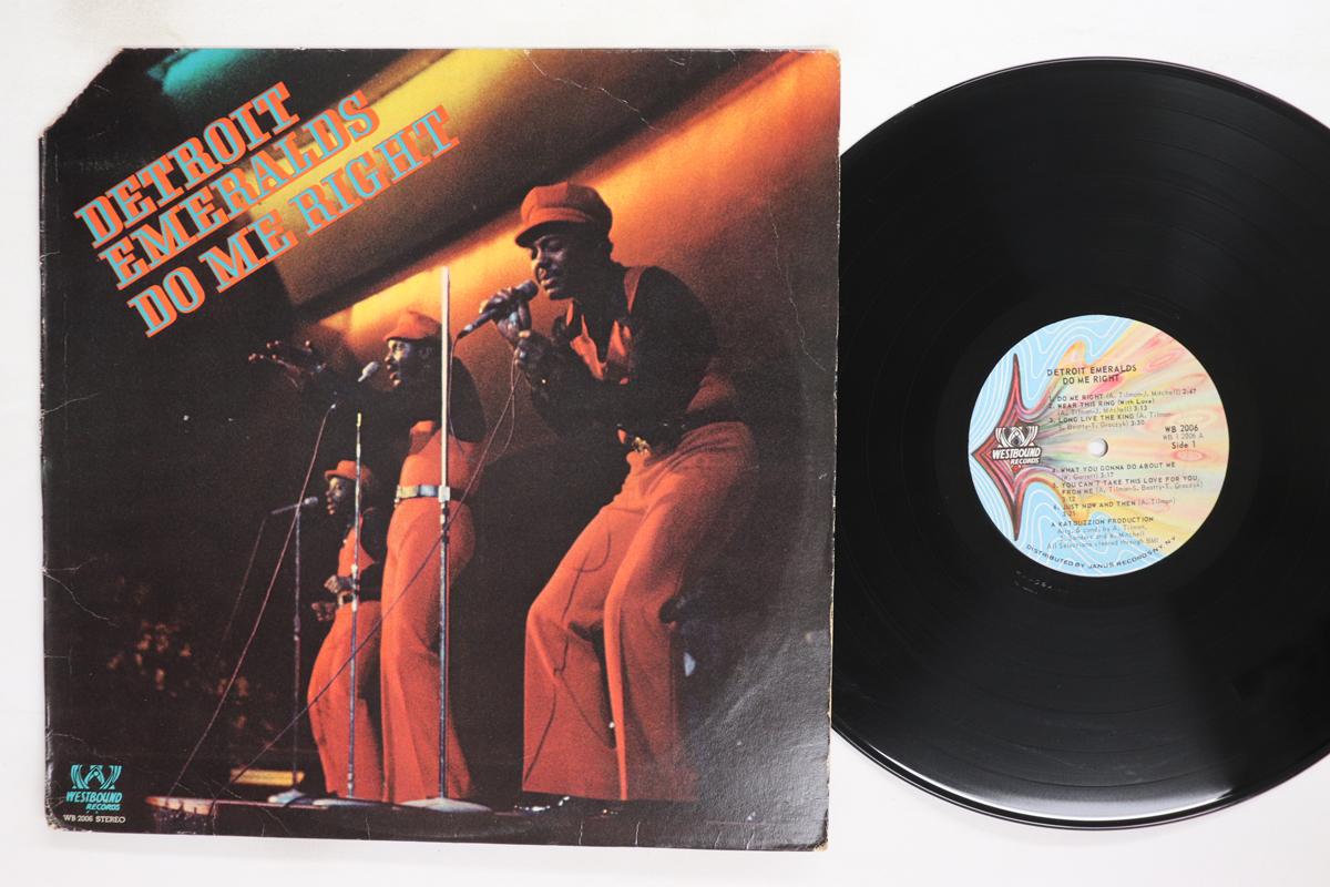LP Record DETROIT EMERALDS Do Me Right WB2006 WESTBOUND 1971 US SoulFunk Used
LP Record DETROIT EMERALDS Do Me Right WB2006 WESTBOUND 1971 US SoulFunk Used