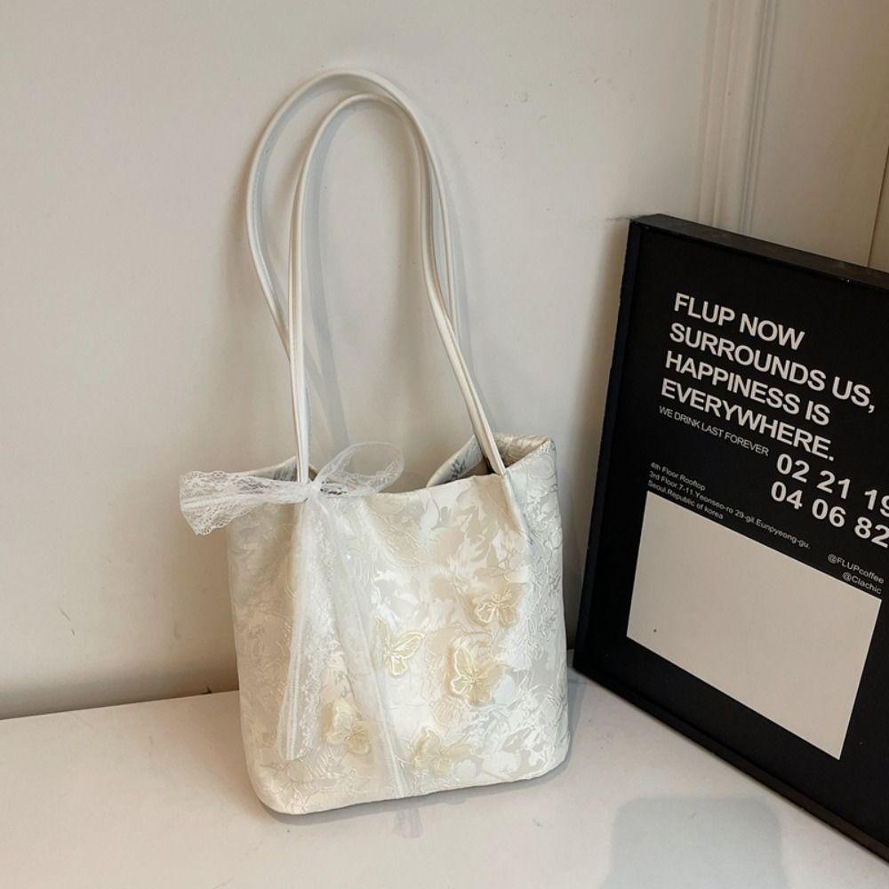 Exquisite Chinese Style Shoulder Bag Butterfly Hanfu Printing Handbag Embroidery Tote Bag Party білий
Exquisite Chinese Style Shoulder Bag Butterfly Hanfu Printing Handbag Embroidery Tote Bag Party білий