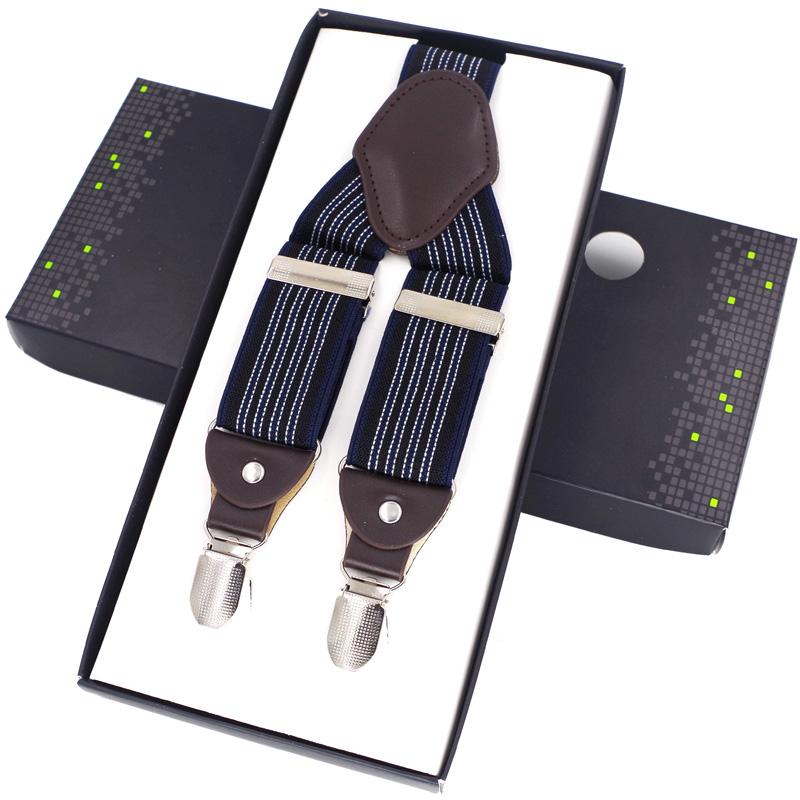 New Leather adult Man s Suspenders 4 clips Braces Elastic Adjustable 4 buckle Tirantes Casual Trousers Suspensorio tirantes homb
New Leather adult Man s Suspenders 4 clips Braces Elastic Adjustable 4 buckle Tirantes Casual Trousers Suspensorio tirantes homb