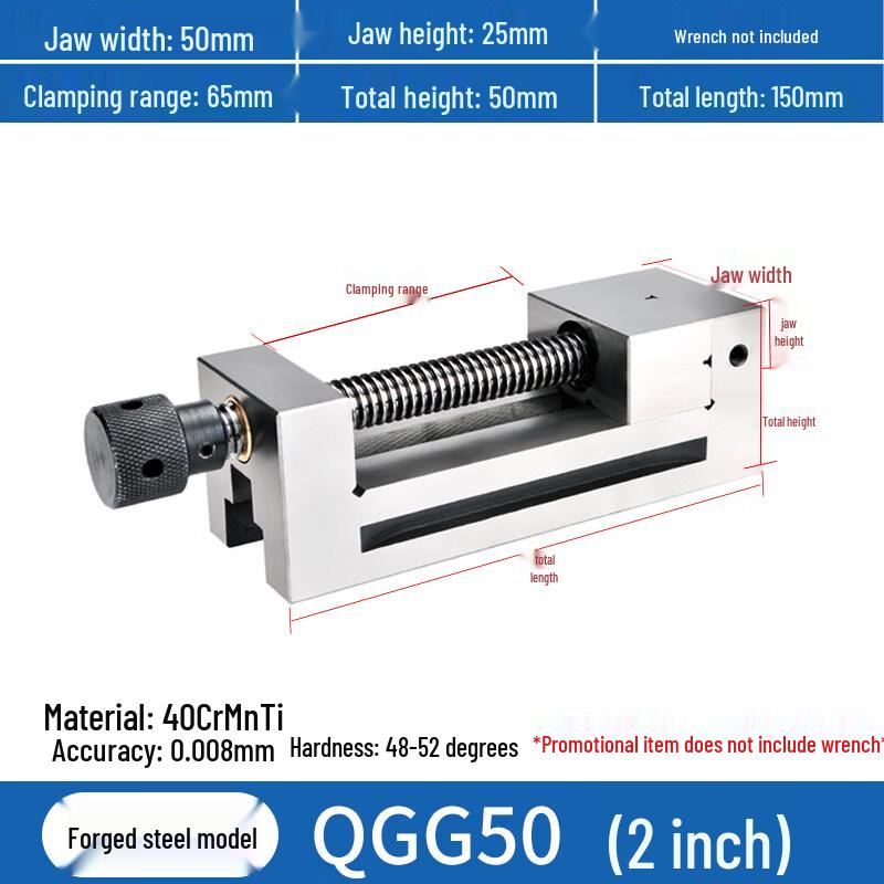 High Precision QGG Manual Flat Nose Vise
High Precision QGG Manual Flat Nose Vise