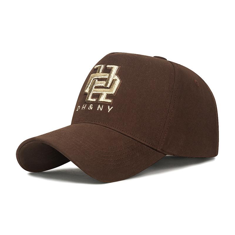Spring High-top Five-piece Hard-top Metal Thread Embroidery Top-tough Baseball Cap Men and Women Young People Show Their Faces Small Peaked Cap Adjustable темно-коричневого кольору
Spring High-top Five-piece Hard-top Metal Thread Embroidery Top-tough Baseball Cap Men and Women Young People Show Their Faces Small Peaked Cap Adjustable темно-коричневого кольору