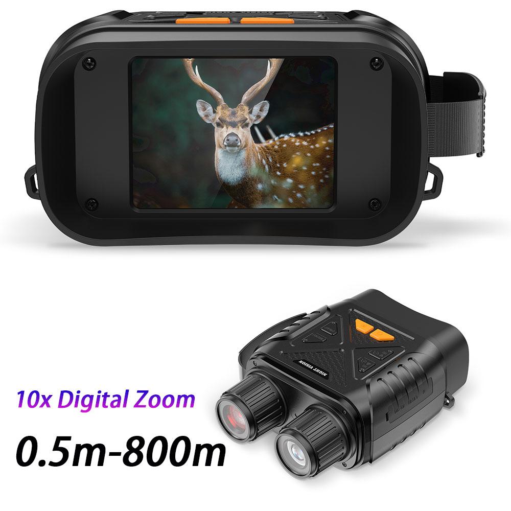 Binocular with Night Vision 1080P HD Infrared Camera 10X Digital Light Zoom Hunting Telescope Outdoor Search Full Darkness 800m чорний
Binocular with Night Vision 1080P HD Infrared Camera 10X Digital Light Zoom Hunting Telescope Outdoor Search Full Darkness 800m чорний