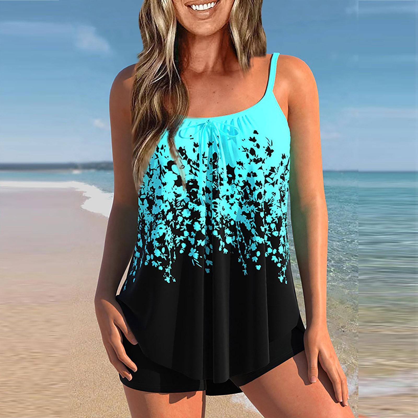 Купальник из двух предметов с принтом, комплект танкини, женский купальник с высокой талией, женская пляжная одежда, купальный костюм maillot de bain femme XL небесно-голубой
Купальник из двух предметов с принтом, комплект танкини, женский купальник с высокой талией, женская пляжная одежда, купальный костюм maillot de bain femme XL небесно-голубой