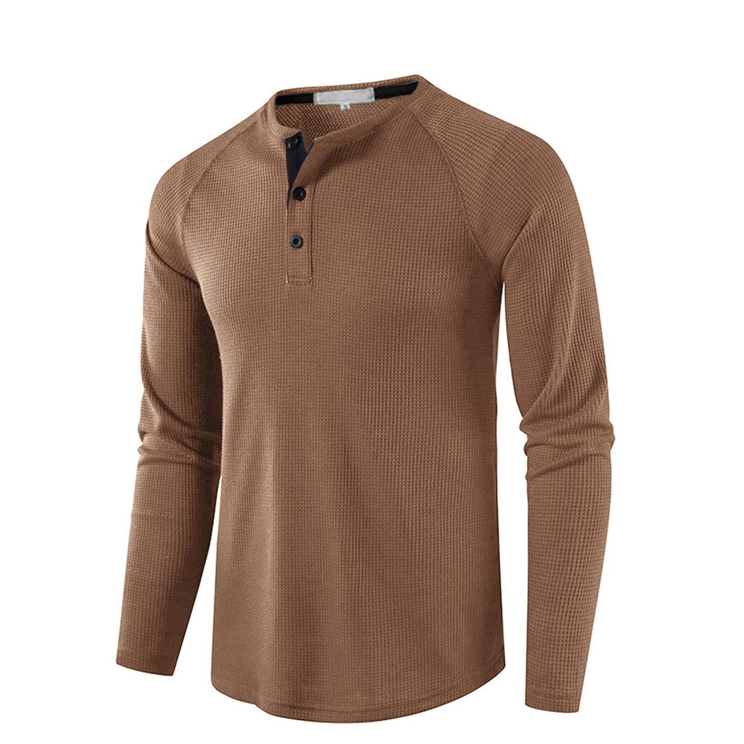 Men’s Waffle Henley Shirts Round Neck Long Sleeves T-Shirt Solid Color Casual Wear Autumn Winter Comfy Shirt S хаки
Men’s Waffle Henley Shirts Round Neck Long Sleeves T-Shirt Solid Color Casual Wear Autumn Winter Comfy Shirt S хаки
