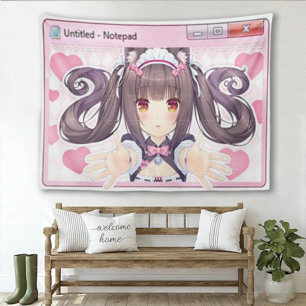 Nekopara Chocola Блокнот Настенный Гобелен Кавайный Кошачьи Ушки Горничная Настенное Украшение Мягкий Полиэстер Декор для Спальни Общежития 74x94cm(29x37in)
Nekopara Chocola Блокнот Настенный Гобелен Кавайный Кошачьи Ушки Горничная Настенное Украшение Мягкий Полиэстер Декор для Спальни Общежития 74x94cm(29x37in)