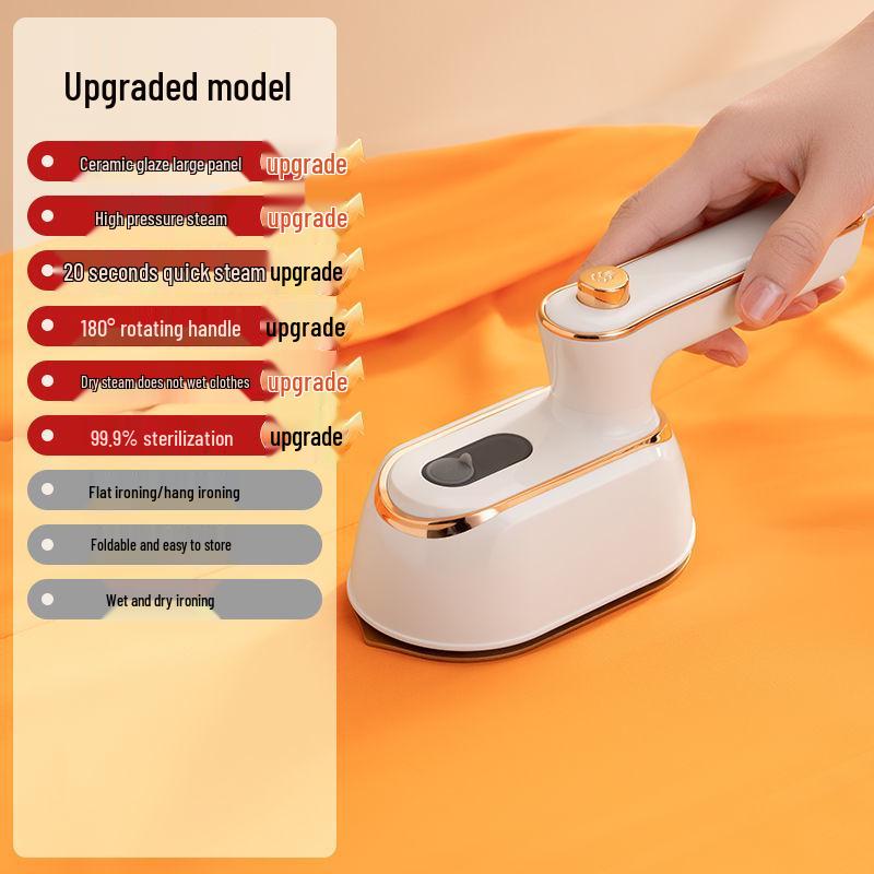 Instant Wrinkle Remover: Portable Handheld Garment Steamer & Iron
Instant Wrinkle Remover: Portable Handheld Garment Steamer & Iron