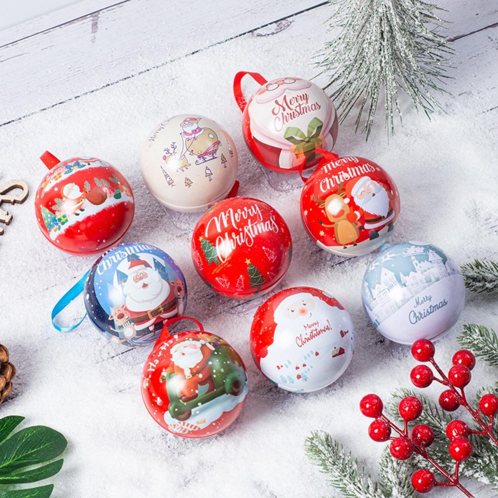 Santa Claus Printed Christmas Tree Balls Pendant Iron Gift Packaging Box Ball Candy Can Kids
Santa Claus Printed Christmas Tree Balls Pendant Iron Gift Packaging Box Ball Candy Can Kids