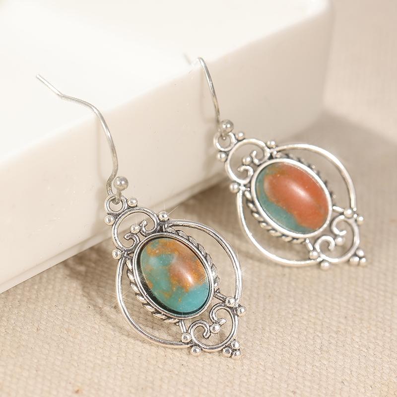 Vintage Copper Color Multicolored Stone Dangle Women s Earrings for Party Daily Wear
Vintage Copper Color Multicolored Stone Dangle Women s Earrings for Party Daily Wear