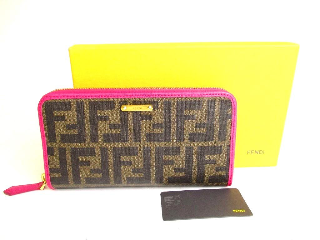 Автентичний довгий гаманець FENDI Zucca Khaki Canvas Shocking Pink Round Zip #a221 Refurbished
Автентичний довгий гаманець FENDI Zucca Khaki Canvas Shocking Pink Round Zip #a221 Refurbished
