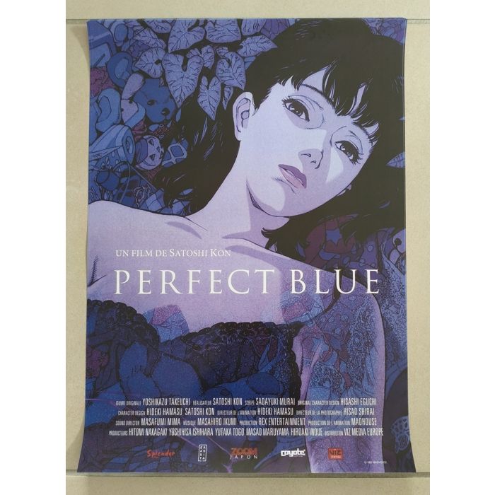 Кіноафіша - PERFECT BLUE - Малий формат 59.5x42см - Вінтажна - Згорнута 1997
Кіноафіша - PERFECT BLUE - Малий формат 59.5x42см - Вінтажна - Згорнута 1997