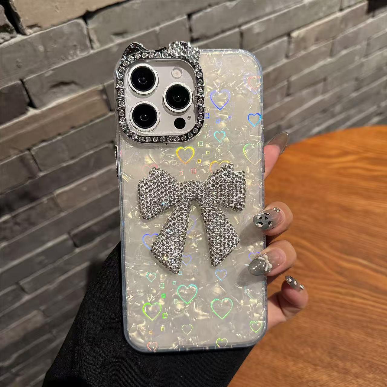Cat Ear Heart Shell iPhone 17 Pro Max Case with Bow - Compatible with iPhone 16/15/11 iPhone 13 Pro Max
Cat Ear Heart Shell iPhone 17 Pro Max Case with Bow - Compatible with iPhone 16/15/11 iPhone 13 Pro Max