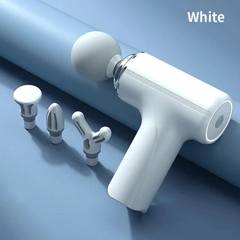 Новый портативный фасциальный массажный пистолет электрический перкуссионный мышечный массаж расслабление тела с 4 массажными головками светодиодный ночной светильник Type C Charge белый
Новый портативный фасциальный массажный пистолет электрический перкуссионный мышечный массаж расслабление тела с 4 массажными головками светодиодный ночной светильник Type C Charge белый