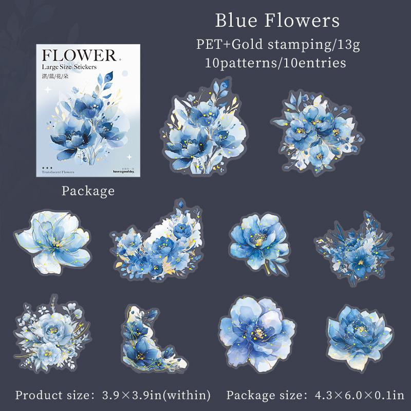 10 pcs/pack Vintage Flower PET Sticker Creative DIY Journal Material Collage Scrapbooking Supplies Aesthetics Stationery
10 pcs/pack Vintage Flower PET Sticker Creative DIY Journal Material Collage Scrapbooking Supplies Aesthetics Stationery