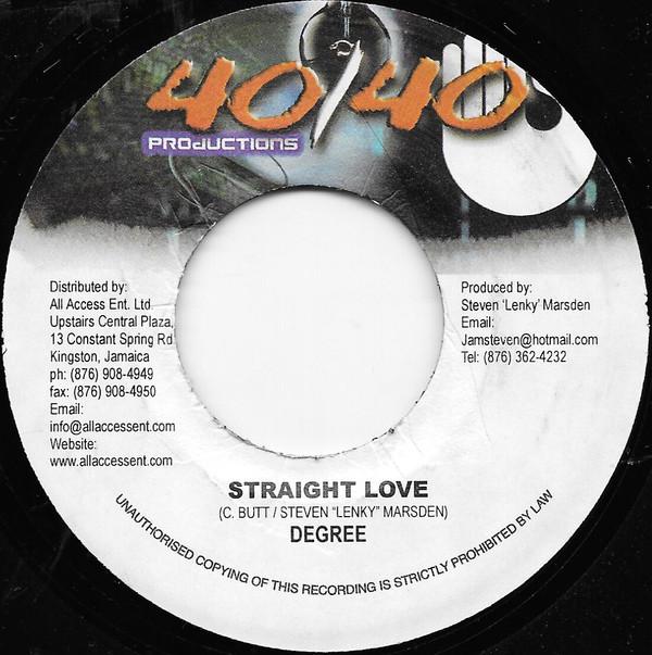 7inch Record GENERAL DEGREE - Straight Love NONE 40/40 Productio 2006 Jamaica Reggae, Ska & Dub Used
7inch Record GENERAL DEGREE - Straight Love NONE 40/40 Productio 2006 Jamaica Reggae, Ska & Dub Used