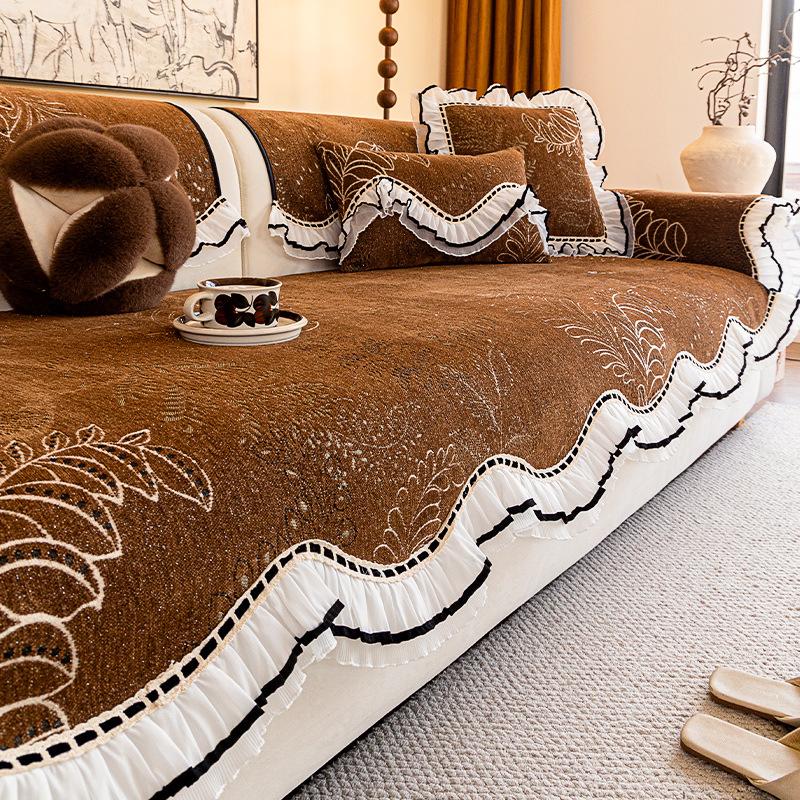 Special-Shaped Sofa Cushion Universal In All Seasons New Chenille Non-Slip Irregular One-Piece Seat Cushion Cover Cover Cloth 70*70cm
Special-Shaped Sofa Cushion Universal In All Seasons New Chenille Non-Slip Irregular One-Piece Seat Cushion Cover Cover Cloth 70*70cm