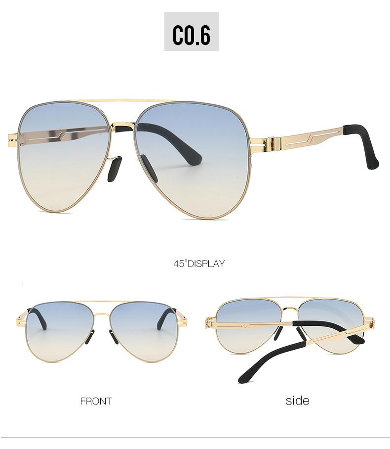 Classic Big Frame Pilot Sun Glasses Fashion Gradient Sunglasses For Men Design Anti-Reflective Uv400
Classic Big Frame Pilot Sun Glasses Fashion Gradient Sunglasses For Men Design Anti-Reflective Uv400