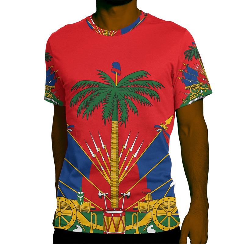 Haiti National Emblem Graphic T-Shirt For Men Clothing Printed Tees Summer Casual Loose Oversized T Shirts Short Sleeves Tops 6XL
Haiti National Emblem Graphic T-Shirt For Men Clothing Printed Tees Summer Casual Loose Oversized T Shirts Short Sleeves Tops 6XL