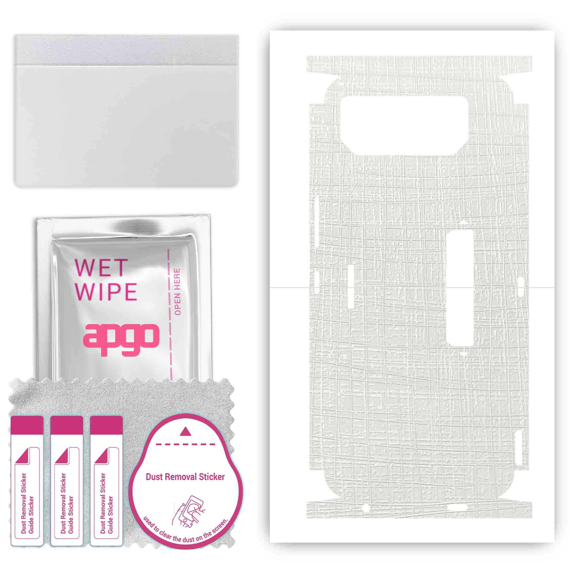 Apgo Protective Skin Sticker for the back+sides compatible with Asus ROG Phone 6 Pro, Full Wrap Film, Foil, Vinyl - Pattern White Fabric
Apgo Protective Skin Sticker for the back+sides compatible with Asus ROG Phone 6 Pro, Full Wrap Film, Foil, Vinyl - Pattern White Fabric
