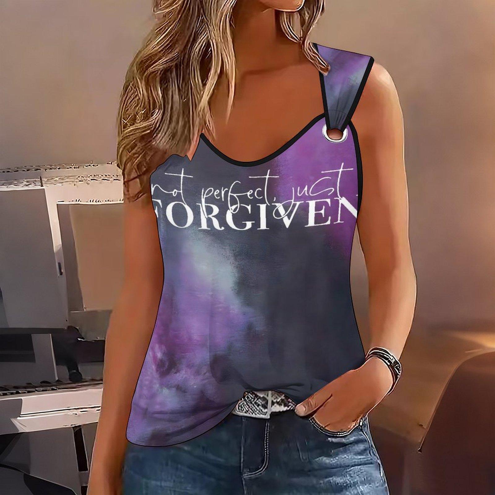 Ladies Outdoor Casual Sports Double Loop Buckle Vest with Letter Graffiti Print Pattern ,V-neck, Sleeveless, Medium Stretch Fabric 8XL фіолетовий
Ladies Outdoor Casual Sports Double Loop Buckle Vest with Letter Graffiti Print Pattern ,V-neck, Sleeveless, Medium Stretch Fabric 8XL фіолетовий