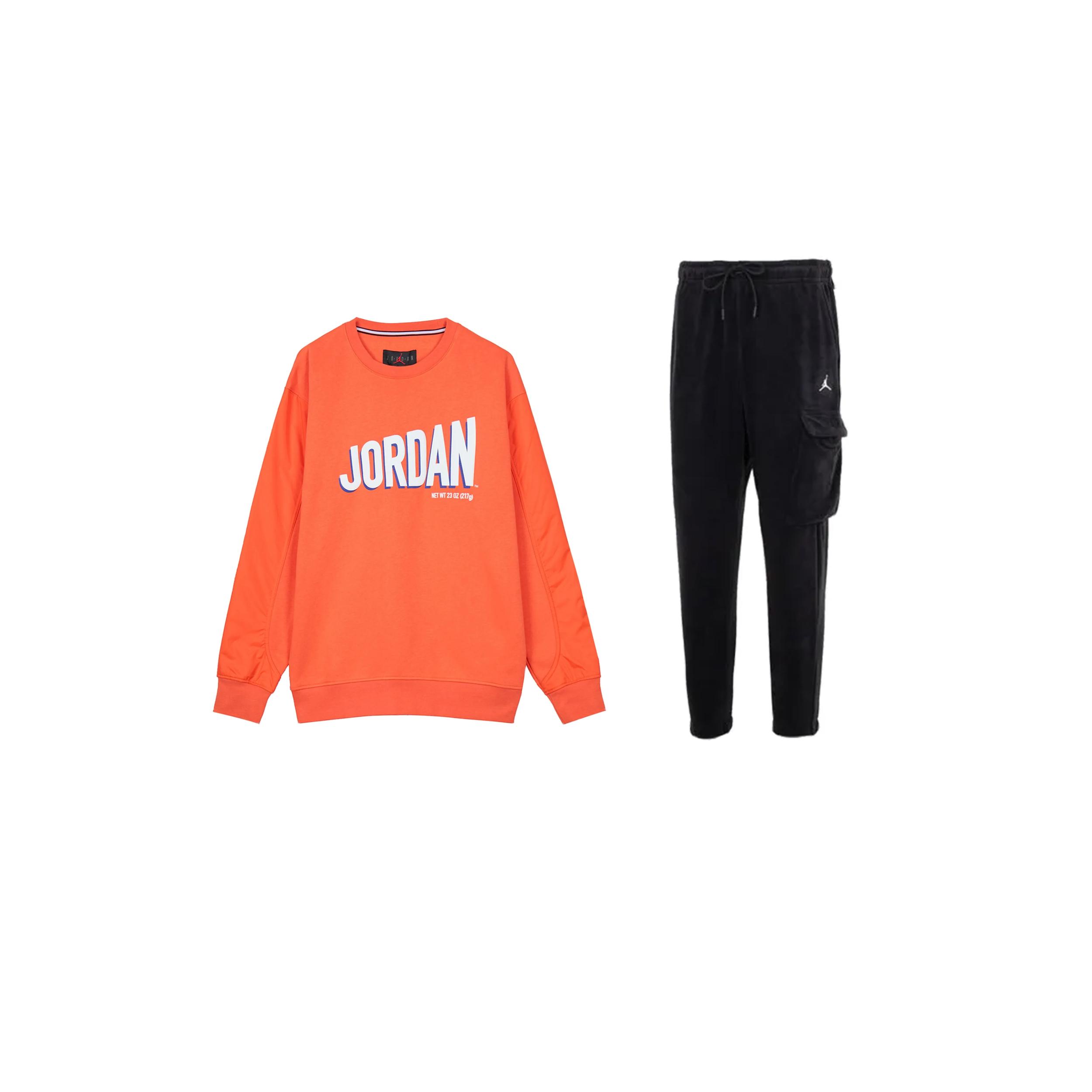 Jordan Fleece Lined Pullover Long Sleeve Hoodie And Mid Waist Pants Set Men sets DV7589-817+DV1568-010 M
Jordan Fleece Lined Pullover Long Sleeve Hoodie And Mid Waist Pants Set Men sets DV7589-817+DV1568-010 M