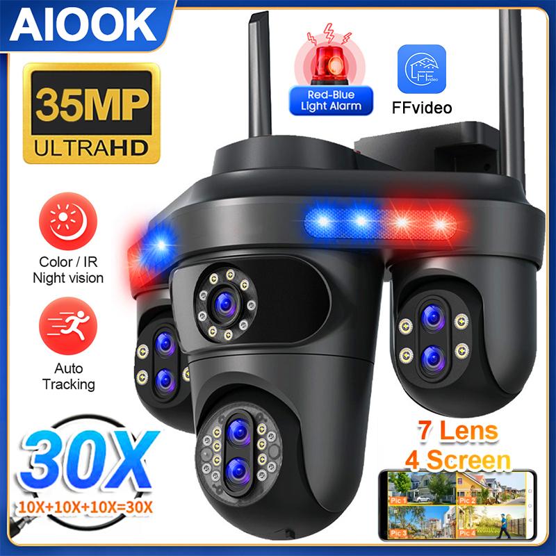 AIOOK Dual Lens 4K 8MP 8X Zoom CCTV Wireless WiFI Outdoor Waterproof Camera Security Wireless Ultra Wide Angle 180linear Measure Camera 128GB
AIOOK Dual Lens 4K 8MP 8X Zoom CCTV Wireless WiFI Outdoor Waterproof Camera Security Wireless Ultra Wide Angle 180linear Measure Camera 128GB
