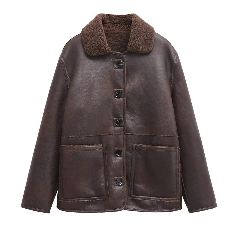 Зимнее женское пальто с имитацией майяра, двухстороннее, теплое пальто с интегрированным мехом XS
Зимнее женское пальто с имитацией майяра, двухстороннее, теплое пальто с интегрированным мехом XS