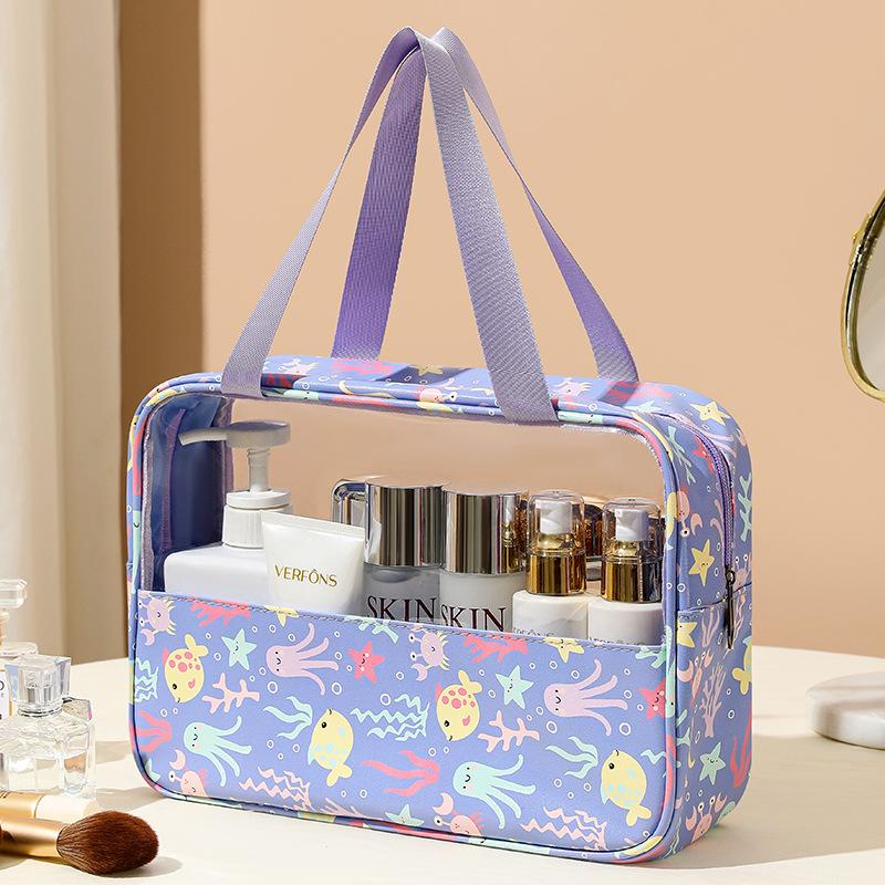 Large Capacity Shower Wash Bag Ladies Translucent Cosmetic Bag Travel Essentials Cosmetic Storage Bag S фіолетовий
Large Capacity Shower Wash Bag Ladies Translucent Cosmetic Bag Travel Essentials Cosmetic Storage Bag S фіолетовий