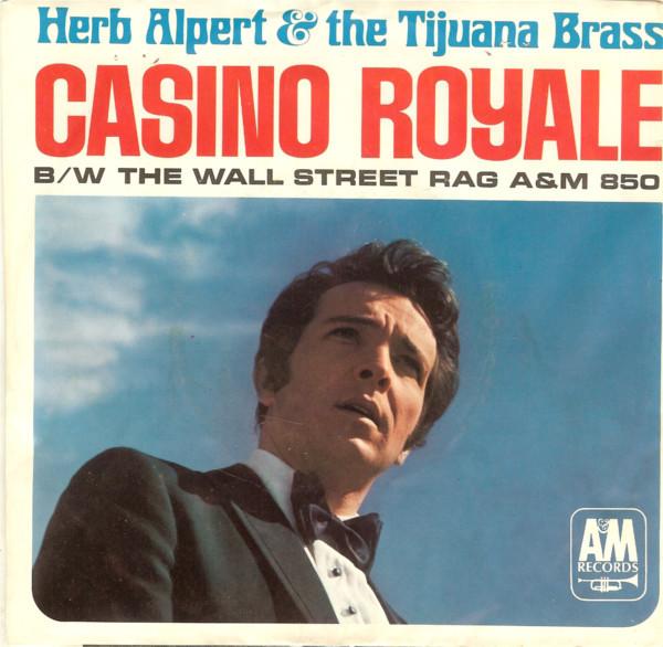 7inch Record HERB ALPERT & THE TIJUANA BRASS - Casino Royale 850 A&M Records 1967 US Jazz Used
7inch Record HERB ALPERT & THE TIJUANA BRASS - Casino Royale 850 A&M Records 1967 US Jazz Used