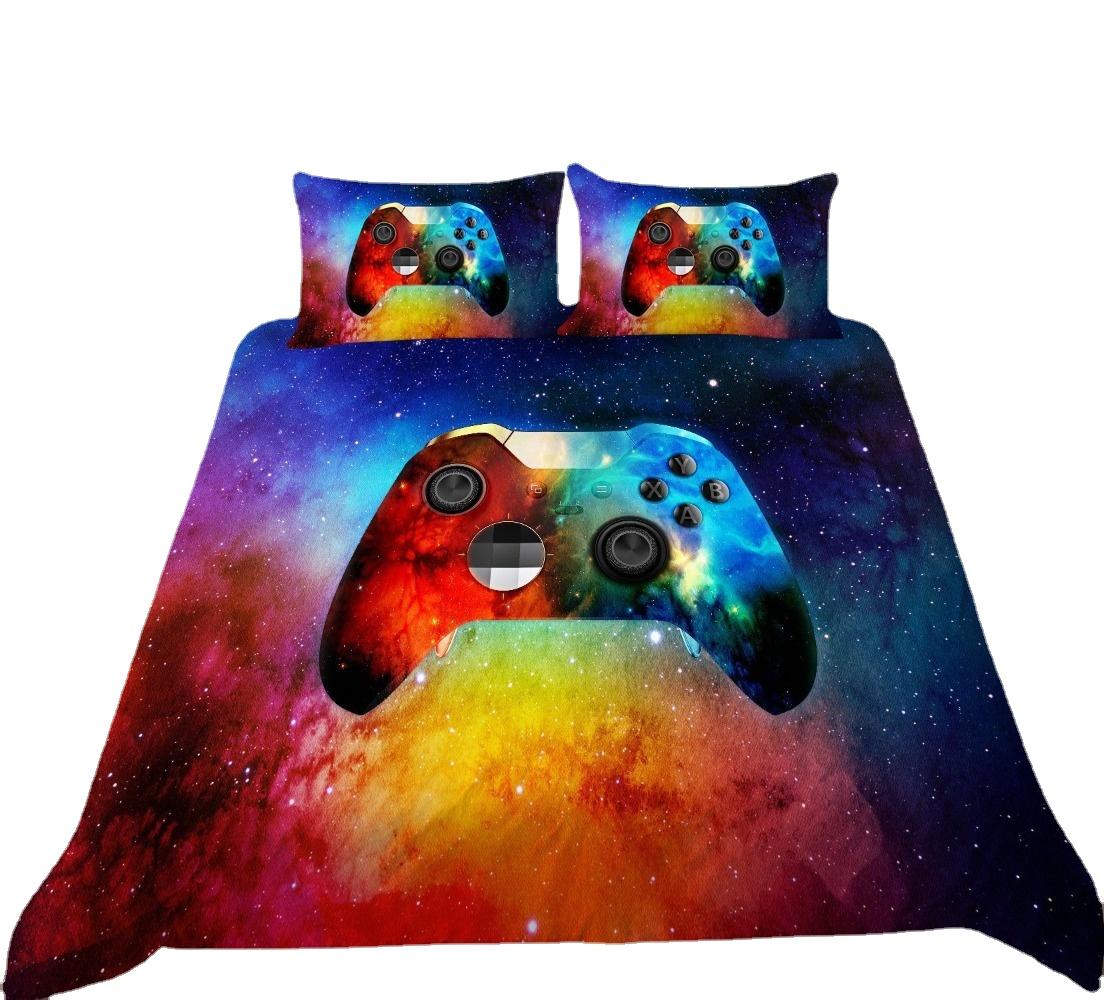 Print Stereoscopic Game Controller Bedding Sets For Boys,include( Gaming Duvet Cover+Pillowcases) Playstation Bed Set For Men EU single(135x200cm)
Print Stereoscopic Game Controller Bedding Sets For Boys,include( Gaming Duvet Cover+Pillowcases) Playstation Bed Set For Men EU single(135x200cm)