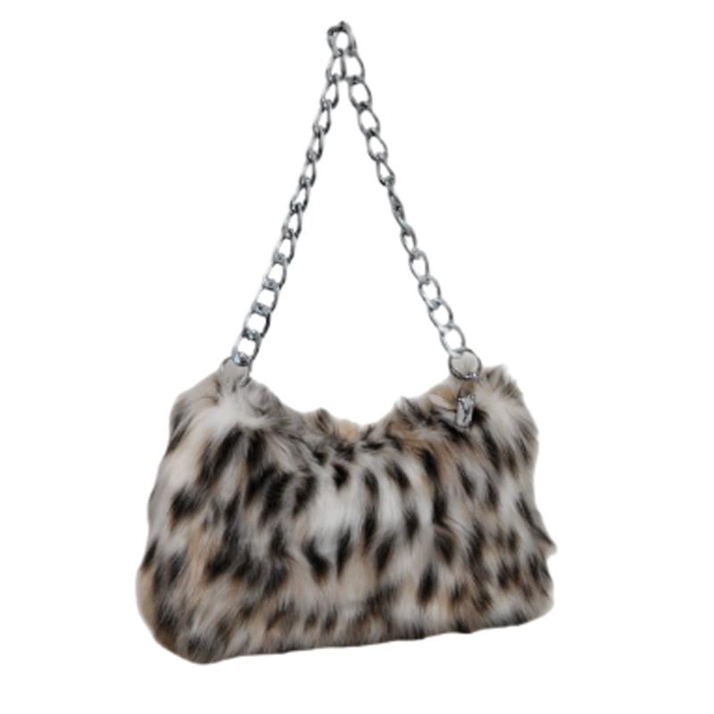 New Faux Fur Leopard Shoulder Bag Women s Autumn Winter Chain Handbags Ladies Leopard Print Clutch Purses Top Handle Bags Bolsas
New Faux Fur Leopard Shoulder Bag Women s Autumn Winter Chain Handbags Ladies Leopard Print Clutch Purses Top Handle Bags Bolsas