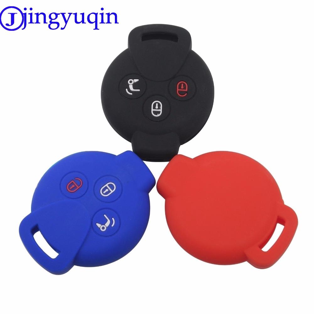 jingyuqin Remote 3 Buttons Silicone Car Key Case Cover For Benz Smart Car City Roadster Two Four Shell Skin Protect темно-синього кольору
jingyuqin Remote 3 Buttons Silicone Car Key Case Cover For Benz Smart Car City Roadster Two Four Shell Skin Protect темно-синього кольору