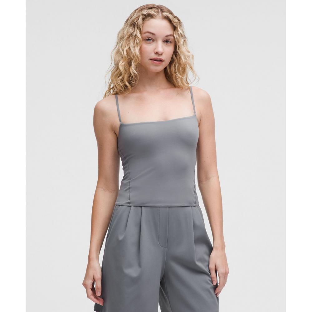 Lululemon Wundermost Ультрамягкий регулируемый топ Nulu Spaghetti Strap Cami Solar Grey XS
Lululemon Wundermost Ультрамягкий регулируемый топ Nulu Spaghetti Strap Cami Solar Grey XS