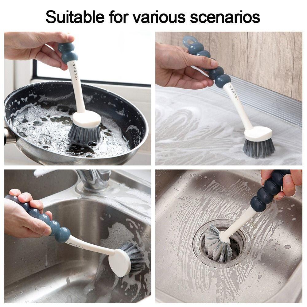 Многофункциональная щетка для чистки, нескользящая ручка, скраб для ванны, необходимая для домашнего использования, щетка для туалета, дома
Многофункциональная щетка для чистки, нескользящая ручка, скраб для ванны, необходимая для домашнего использования, щетка для туалета, дома