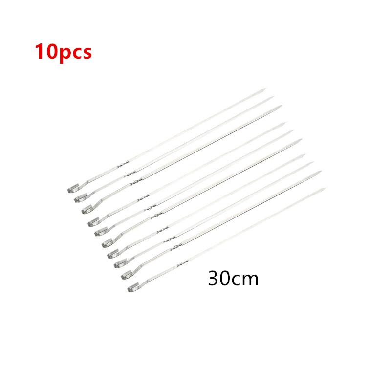 Шампуры для барбекю из нержавеющей стали для использования на кухне и на открытом воздухе. Идеальные подарки для любителей барбекю.
Шампуры для барбекю из нержавеющей стали для использования на кухне и на открытом воздухе. Идеальные подарки для любителей барбекю.