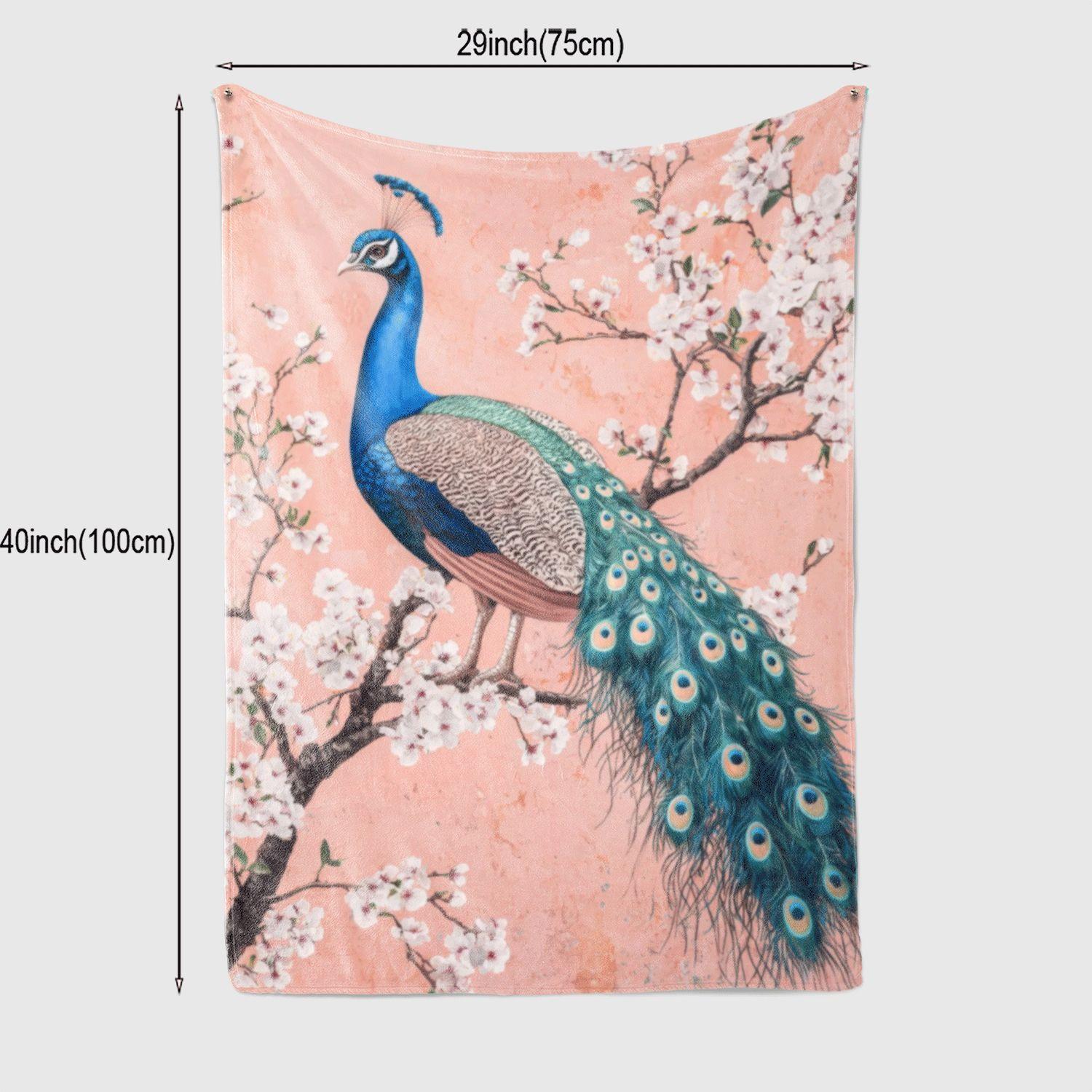 Peacock Stripe Print Flannel Blanket - Perfect Gift for African Girls, Granddaughters, Daughters - Versatile Outdoor Beach Campi 130x150cm
Peacock Stripe Print Flannel Blanket - Perfect Gift for African Girls, Granddaughters, Daughters - Versatile Outdoor Beach Campi 130x150cm