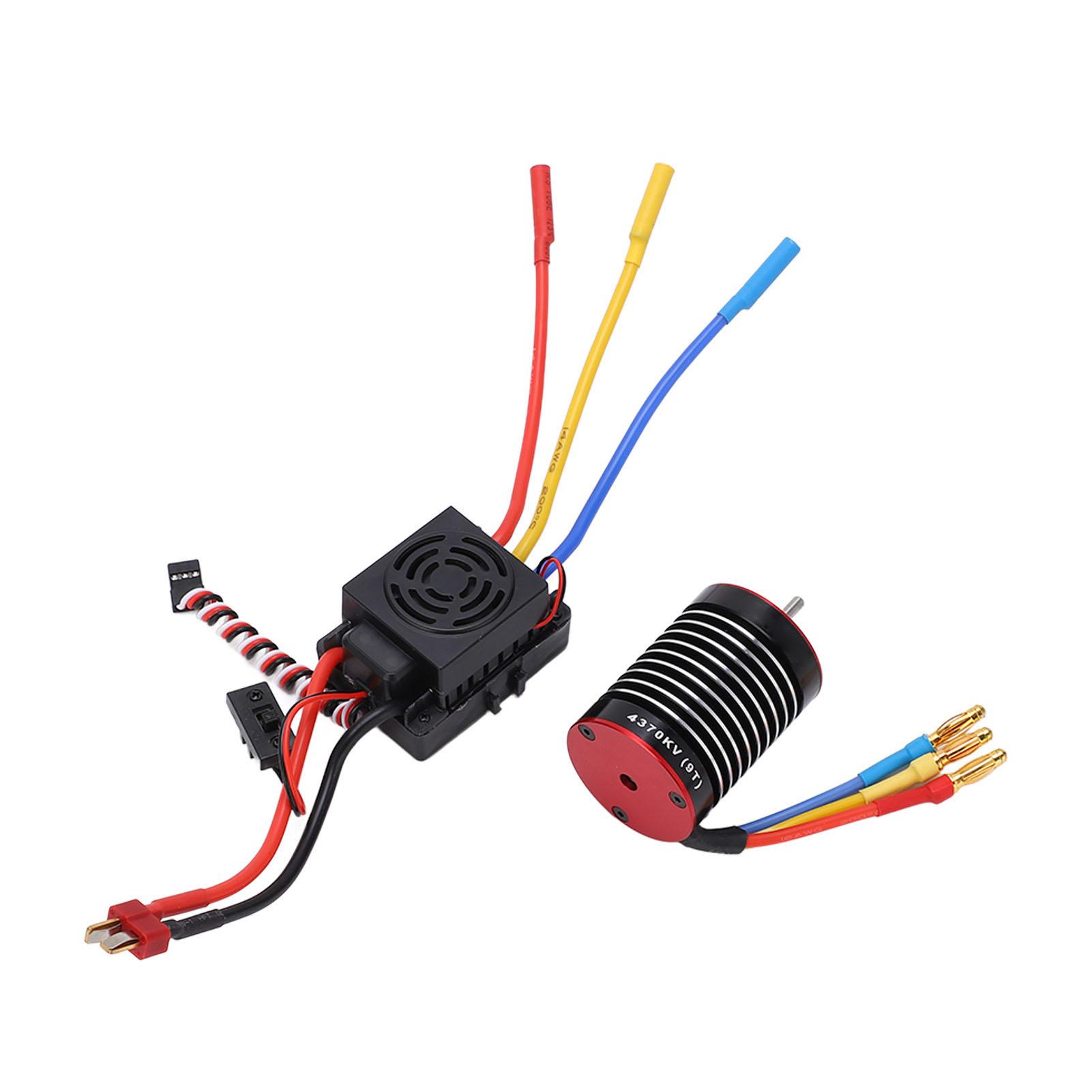 Безколекторний двигун F540 4370KV 60A Безколекторний водонепроникний регулятор швидкості Набір для 110 RC автомобіля Запчастини для модернізації
Безколекторний двигун F540 4370KV 60A Безколекторний водонепроникний регулятор швидкості Набір для 110 RC автомобіля Запчастини для модернізації