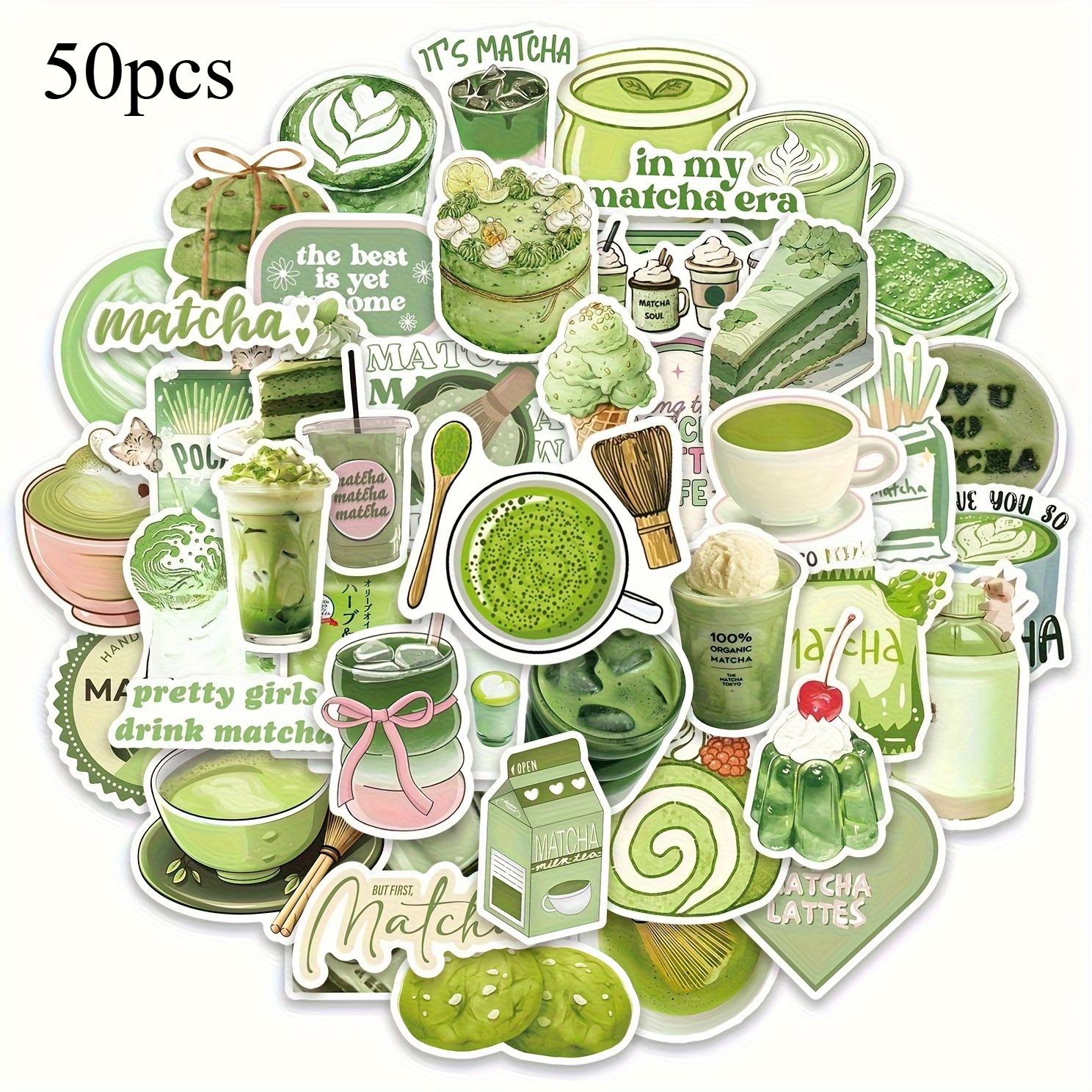 50pcs Green Summer Craft Supplies Stickers Matcha Gourmet Cake Milk Tea Sticker Packaging Label Stickers Scrapbooking Stickers
50pcs Green Summer Craft Supplies Stickers Matcha Gourmet Cake Milk Tea Sticker Packaging Label Stickers Scrapbooking Stickers