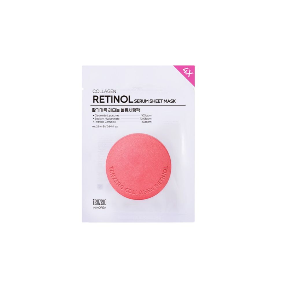 TENZERO Vitalizing Retinol Volume Serum Mask 25ml 10pcs
TENZERO Vitalizing Retinol Volume Serum Mask 25ml 10pcs